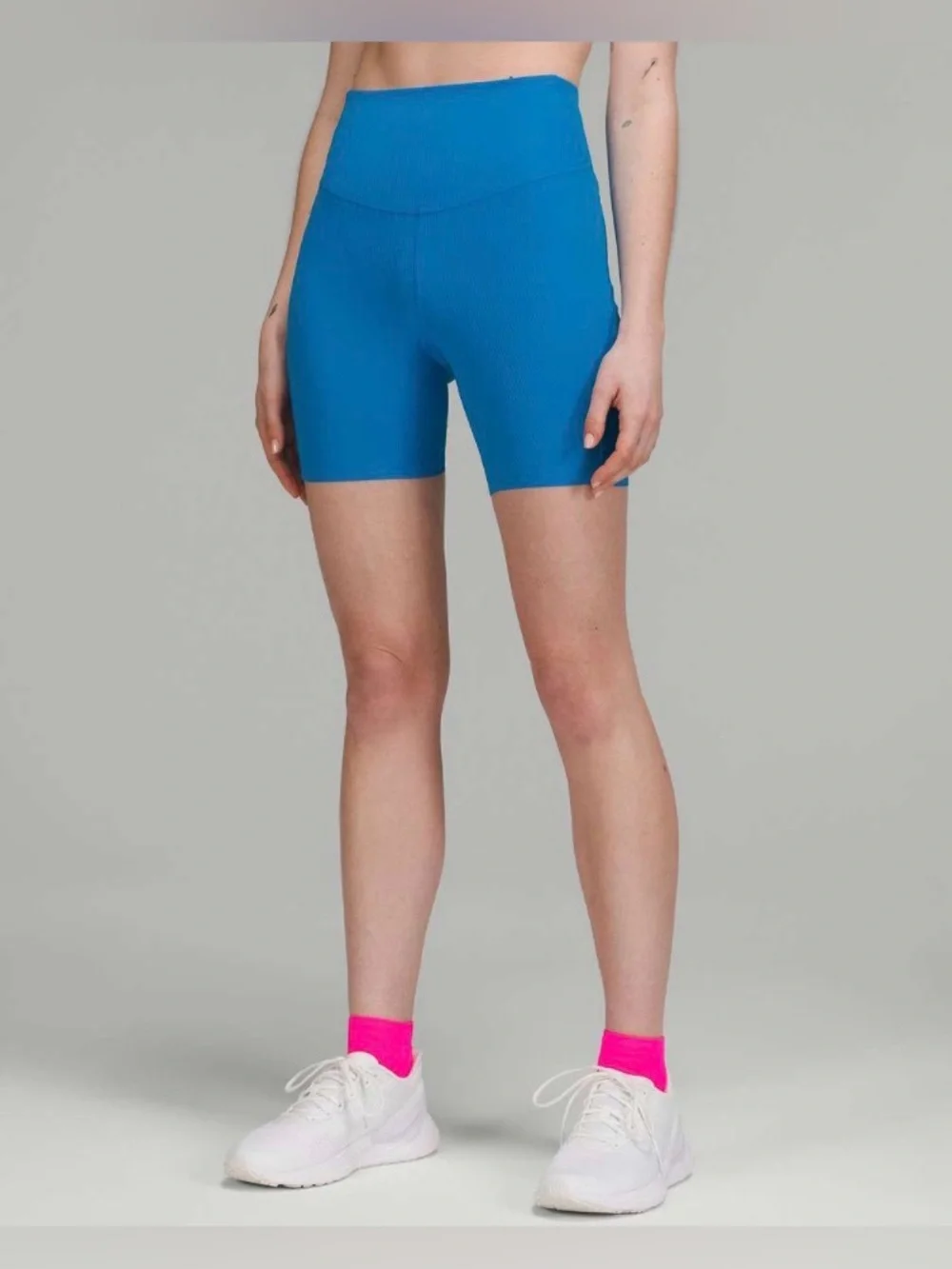 Lululemon Base Pace Ribbed High-Rise Short 6